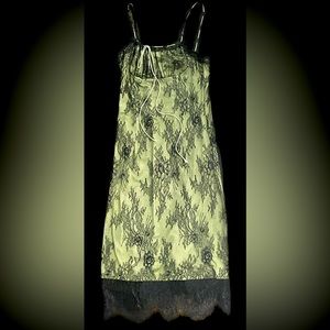 20’s Style Vintage Sage Green Goth Body Con Dress